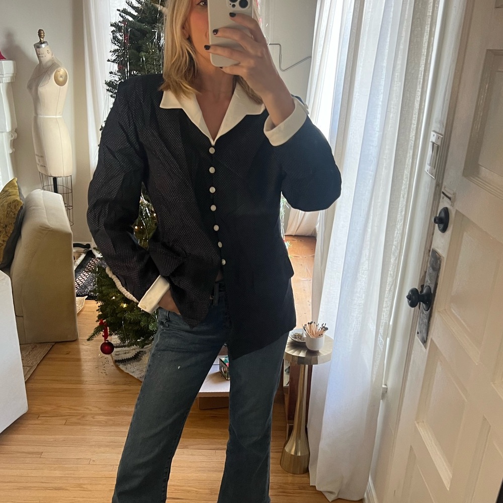 Vintage navy blazer